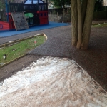 Spec of Playground Rubber Mulch in Backwell Common 3