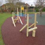 Bonded Rubber Mulch Surface in West End 8