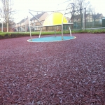 Bonded Rubber Mulch Surface in Bradley Green 12