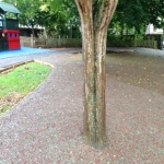 Rubberised Playground Bark Installer in Bridgend 1