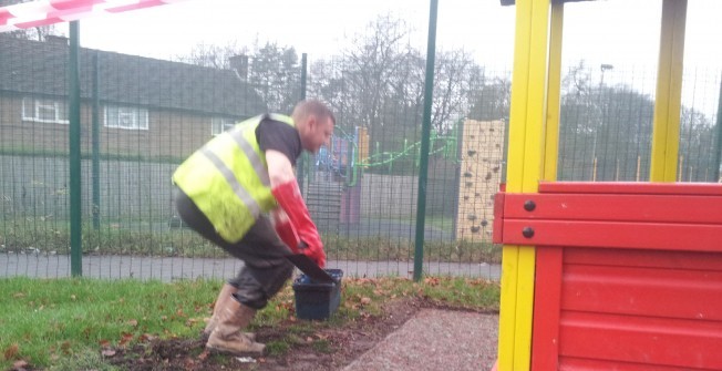 Rubber Mulch Repair in West End