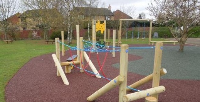 Rubber Playground Mulch in Ashley