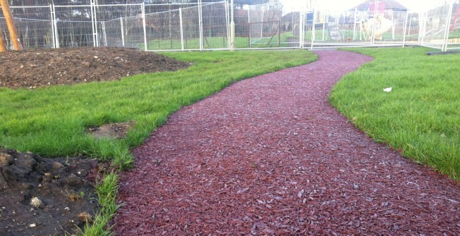 Recycled Rubber Walkways in Alderton