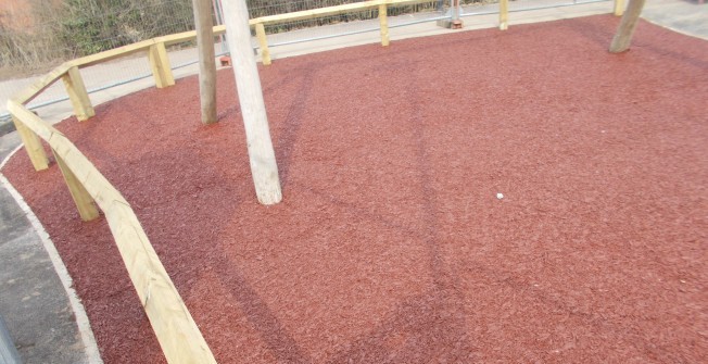 Installing Rubber Mulch in Sutton